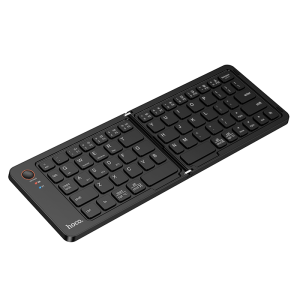 Hoco Foldable Mini and Ultra Thin Wireless Keyboard (QWERTY) GM71 - Black